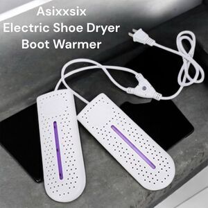 Asixxsix Electric Shoe Dryer Boot Warmer - White